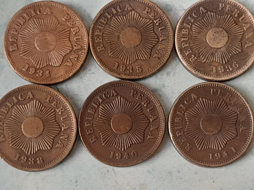 Monedas Centavos Del Peru