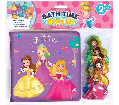 Libro: Disney Princess Bath Time Books (polybag)