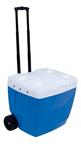 Caixa Termica 42 Litros Azul Com Rodinha - Mor 25108221 | Frete grátis