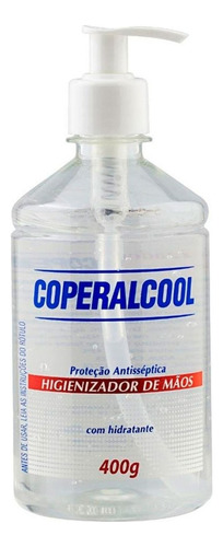 Álcool gel Coperalcool  em frasco fragrância clássico 400 g