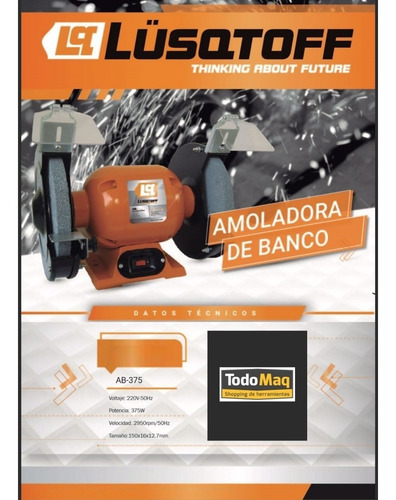 Imagen 5 de 9 de Taladro De Banco 13mm + Sensitiva 355mm + Amoladora Bco