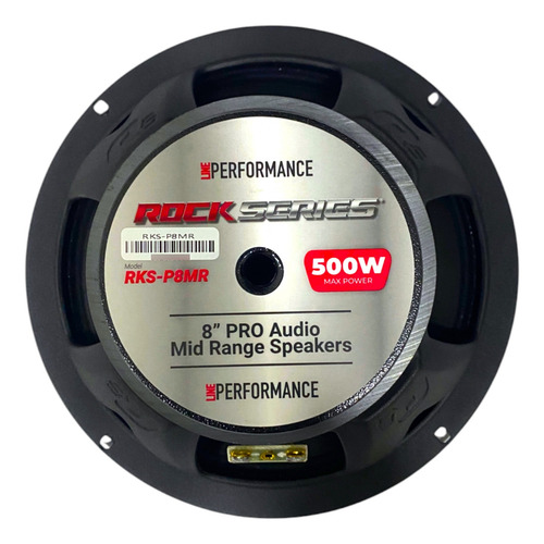 Par Medios Rangos 8 Plg Rks-p8mr Rock Series 500w Pro Audio Negro