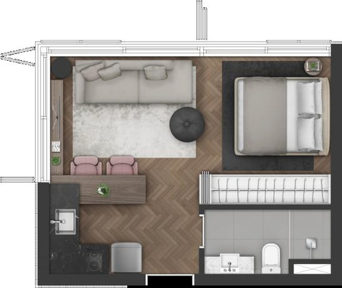 Studio Residencial Para Venda, Independência, Porto Alegre - St6835. - St6835-inc