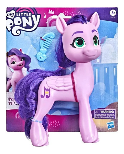 Figura My Little Pony Princess Petals 20 Cm Para Peinar Mpuy