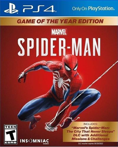 Marvels Spider-man Goty + Dlc ~ Videojuego Ps4 Español | Cuotas sin interés