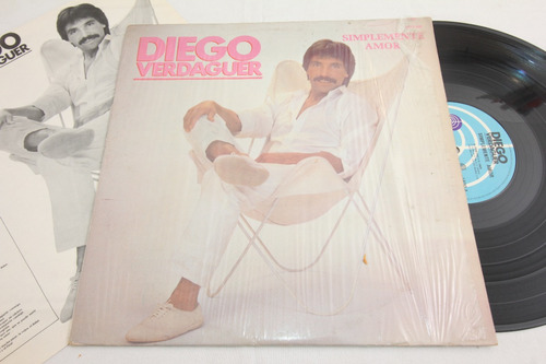 Vinilo Diego Verdaguer Simplemente Amor 1984 México C Insert