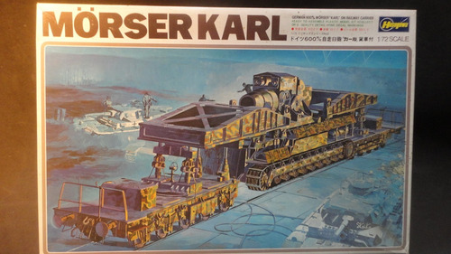 Llm - Cañon - German  Morser Karl -  Hasegawa Mb-032 - 1/72