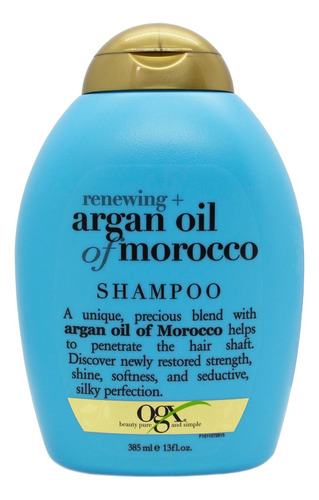 Ogx Argan Oil Of Morocco Shampoo Cabello Dañado X 385ml 6c