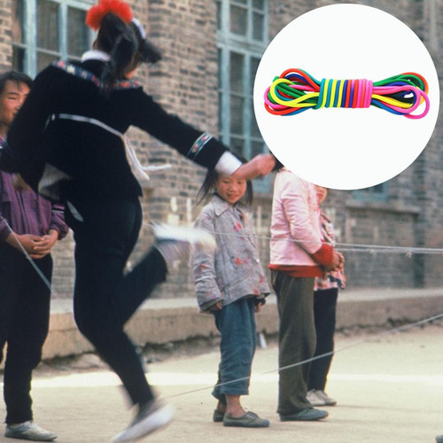 Jump Rope, Útil Juego De Banda Elástica, Banda Elástica Colo