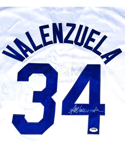 Jersey Firmado Fernando Valenzuela L. A. Dodgers Autografo