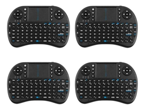 4 Controles Teclado Para Tv Led | Tv Box Inalám Worldmaster