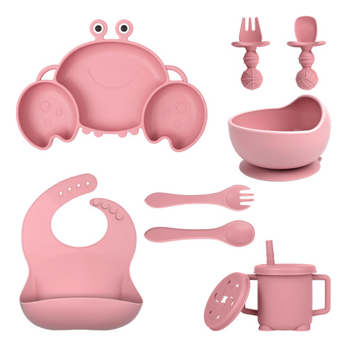 Juego De Vajilla Infantil Y For Bebés Cangrejo