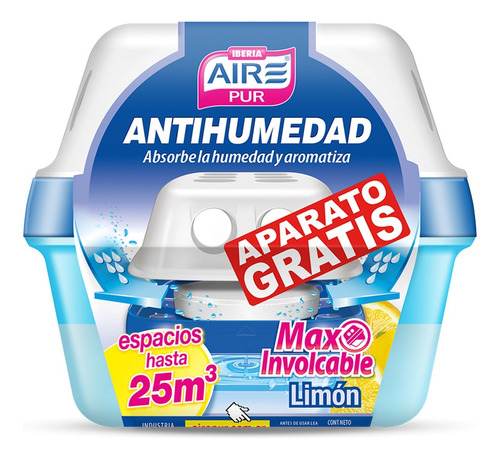 Antihumedad Max 25m3 Aire Pur Iberia Fragancias Limon