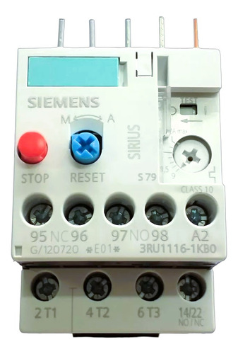 Rele 3ru1116-1kb0 (9,0 A 12,0 Amperes) - Siemens 127/220v