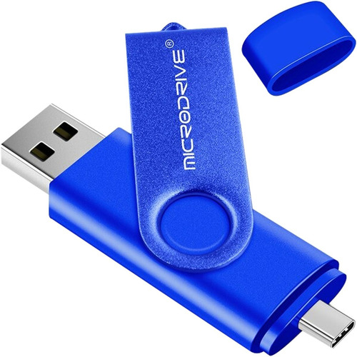 Memoria Usb 64 Gb Otg Duo Android Y Pc + Películas O Series