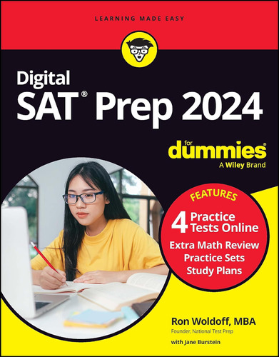Libro: Digital Sat Prep 2024 For Dummies: Book + 4 Practice