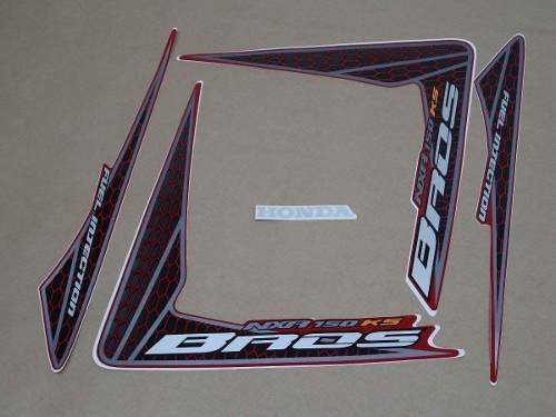 Kit Adesivos Honda Nxr 150 Bros Ks 2009 Vermelha