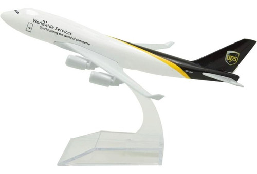 Avión Ups Boeing 747 Escala Colección Regalo Metal Cargo...
