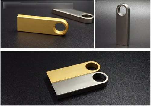 Memoria Personalizada Usb De 32 Gb 2.0 Plateada O Dorada