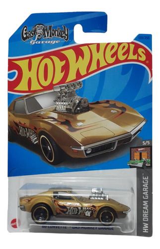 Hot Wheels 68 Corvette Gás Monkey Garage / 2023