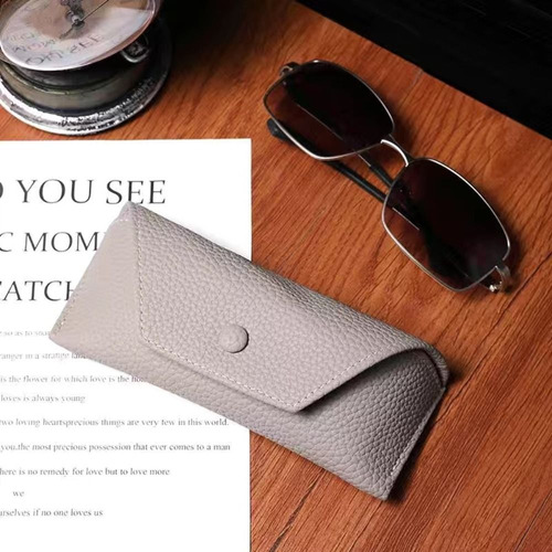 Funda De Gafas Antipresión, Bolsa De Piel Sintética Para Muj