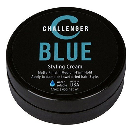 Matte Cream Pomade De Challenger - 1.5oz Medium Firm Hold -