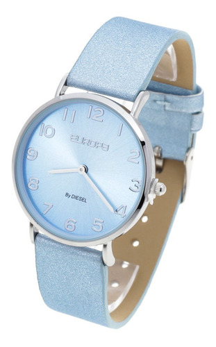 Reloj Europa By Diesel Mujer 4000 - Malla Cuero Glitter Wr