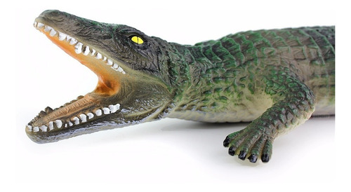 Jacaré De Borracha - Animal - Crocodilo - Grande 47cm