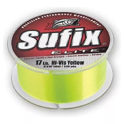 Elite 10 Lb Fishing Line (yellow, Size 330 Yd Spool)