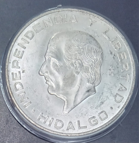 1 Moneda De Plata 10 Pesos 1955 Hidalgo 