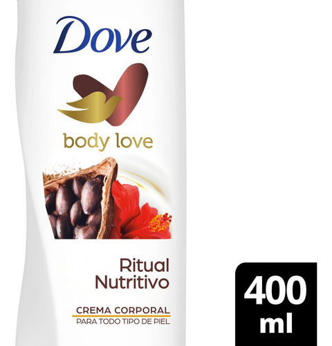 Crema Corporal Dove Ritual Nutritivo Con Cacao Envase 400ml Tipo de envase Bote