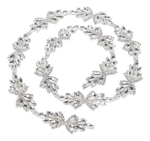 Apliques De Diamantes De Imitación De Cristal, 1 Yarda De A