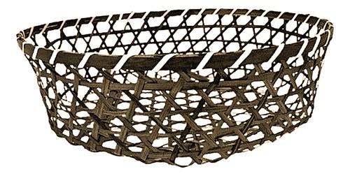 Bandeja Ha Long De Rattan Modelo Zambia- 31 Cm De Diámetro