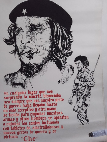 Póster Vintage Del Che Guevara