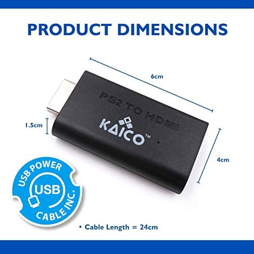 Edición Kaico - Conversor Hdmi Para Playstation 2 Ps2 - Ps2