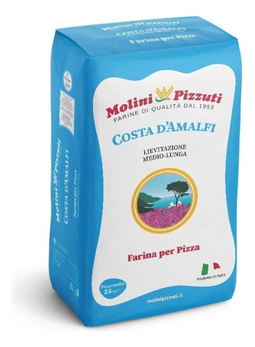 Harina Para Pizza Italiana 0 Costa Amalfi  *tipo Caputo 25kg