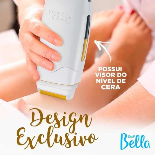 Depilação Kit Aparelho Rollon + 5 Refil Cera Rollon Bivolt
