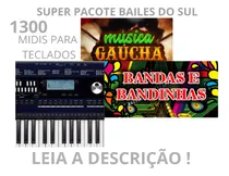 Comprar Midis Para Teclados Profissionais.pacote Bailes Do Sul 