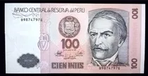 Comprar 100 Intis De Colección, Billetes Nuevos Originales Del B C R
