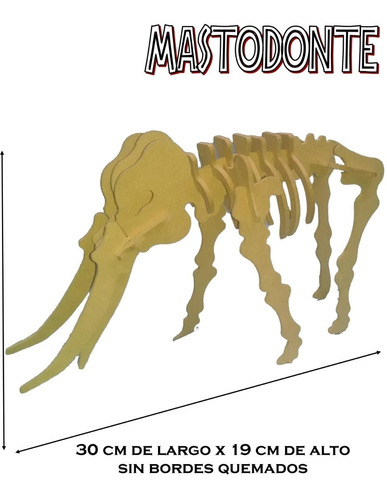 Imagen 7 de 9 de Coleccion Comp. 8 Dinosaurios Argentinos P/ Armar 3d Madera
