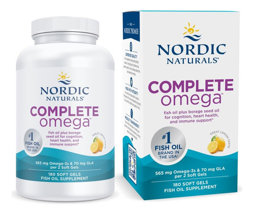Suplemento De Geles Blandos Nordic Naturals Complete Omega 1