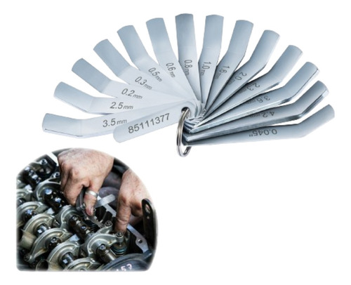 Kit Para Ajuste Válvula Escap Calibrador Feeler Gauge Jake