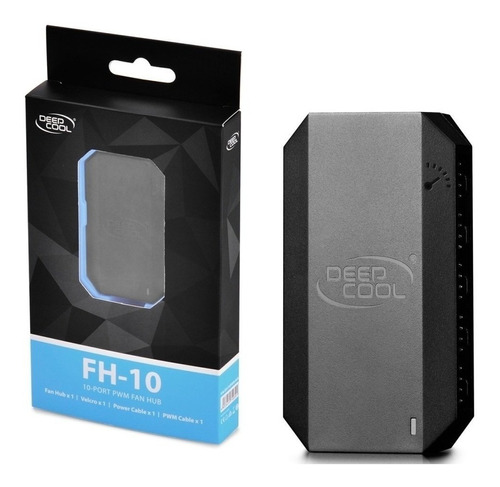 Hub Controlador De Fan 10 Saídas 3 E 4 Pinos Deepcool Fh-10