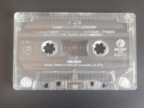 Lucero Con Mi Sentimiento Cassette 1990 (Usado)