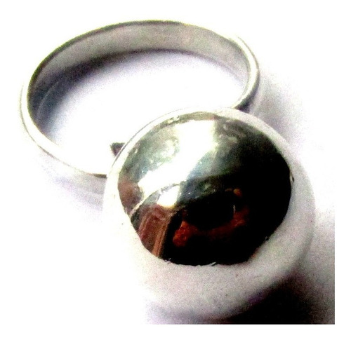 Rebajado/anillo Plata 925/modelo Esfera/ Ajustable