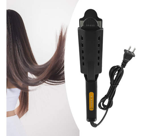 Plancha Pelo Vapor Ancho Plano 4 Niveles Ajustable 100-240v