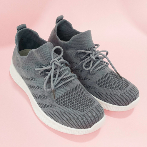 Imagen 2 de 4 de Tenis Zapatos Calzado Mujer Estilo Media Deportivos