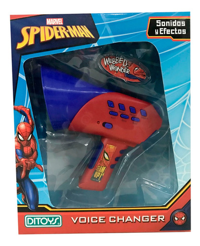 Spiderman Voice Changer Cambia Tu Voz 4 Sonidos 2582 Ditoys
