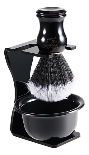 Kit De Pincel De Barbear 3 Em 1, Escova De Pelo De Texugo,
