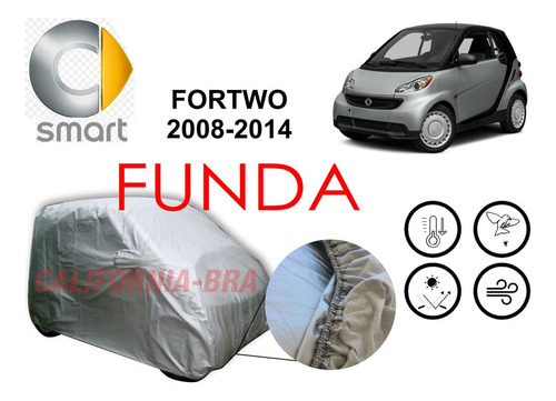 Forro Cubierta Eua Smart Fortwo 2008 Al 2014